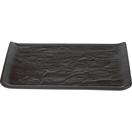 Porzellanserie "Schieferlook" Platte 26,2x15cm