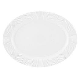 Porzellanserie "Verve" Platte oval 32x24,5cm - NEU