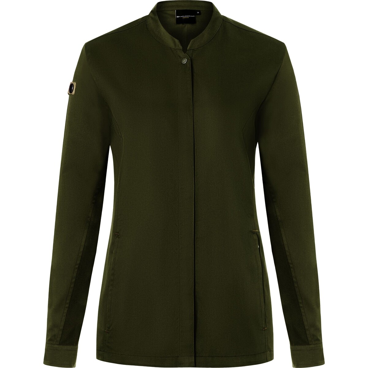 Kochjacke Damen "Green-Generation", moosgrün Größe 40