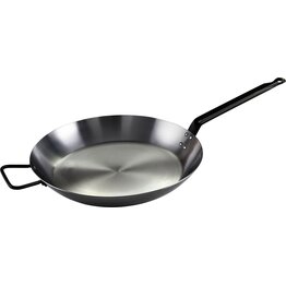 Eisenpfanne, schwer, flach Ø 36cm - NEU