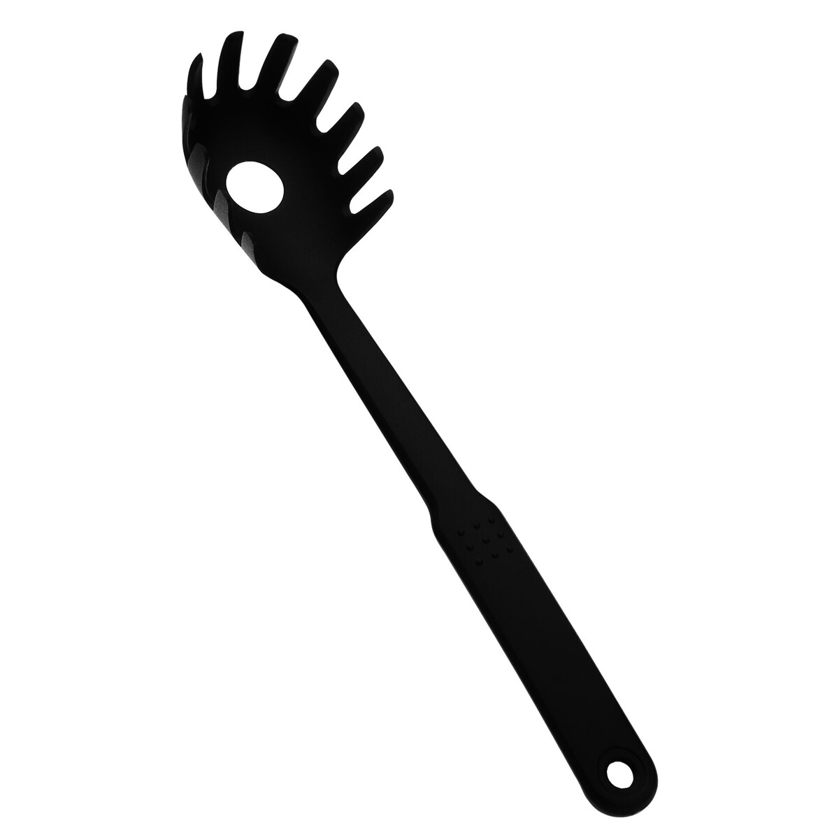 Küchenhelfer schwarz Spaghettilöffel