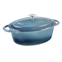 Kasserole mit Deckel oval 4l ocean - NEU