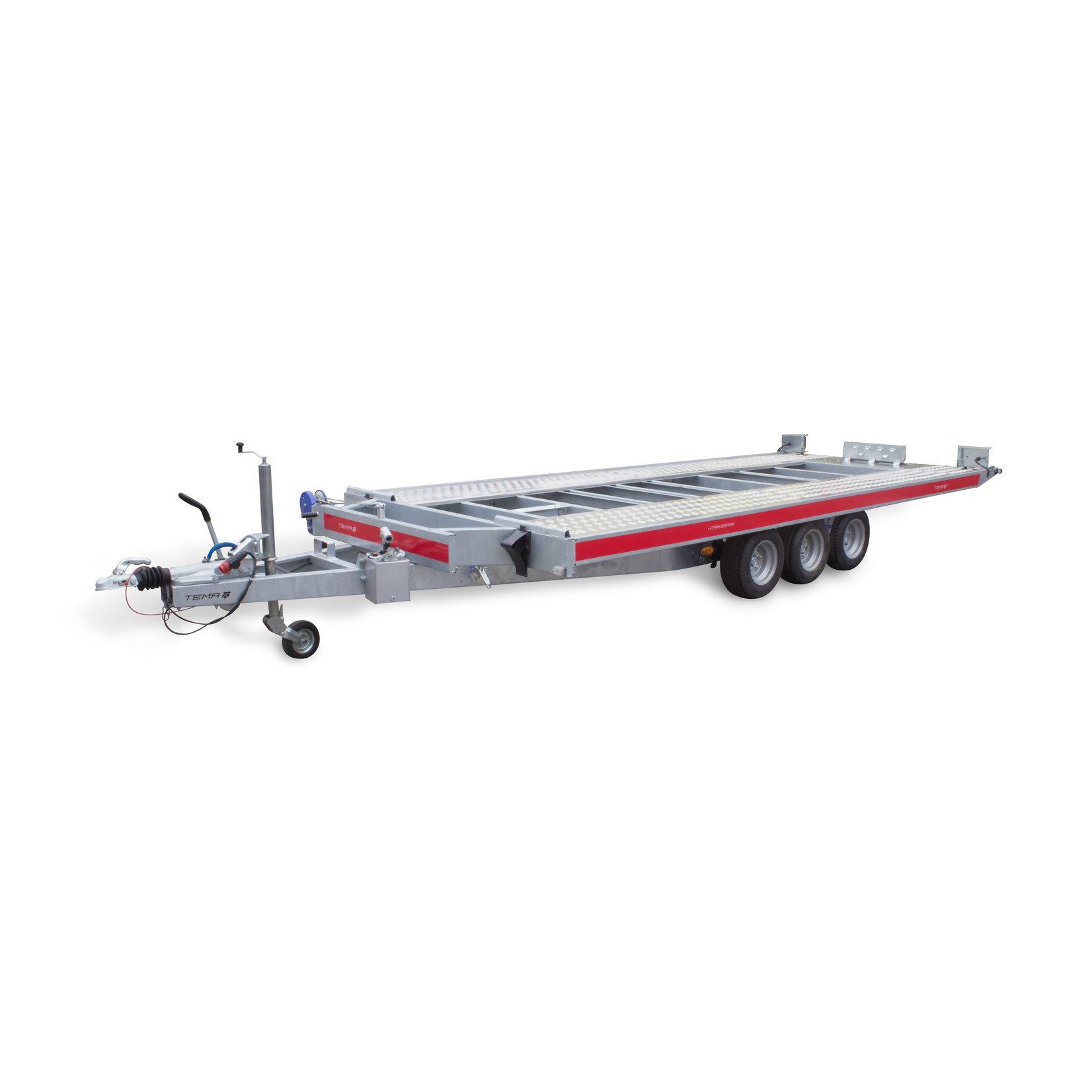 TEMARED TEMARED CarKeeper 4820/3 S Autotransportanhänger 3500 kg, 3-achsig, kippbar