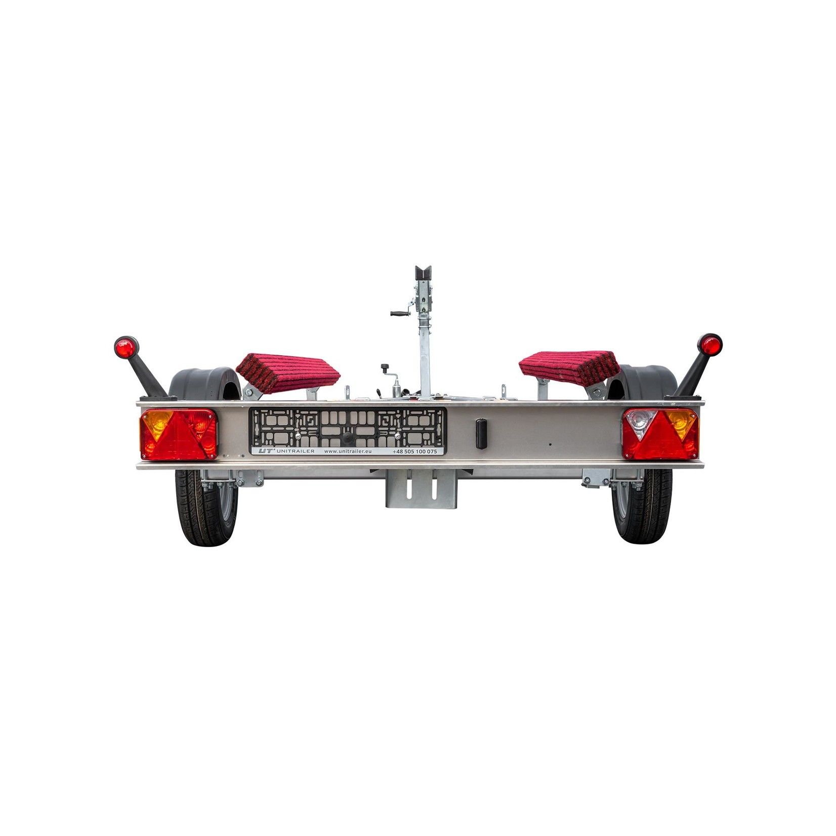 Roue jockey automatique 60 mm pour remorque UNITRAILER