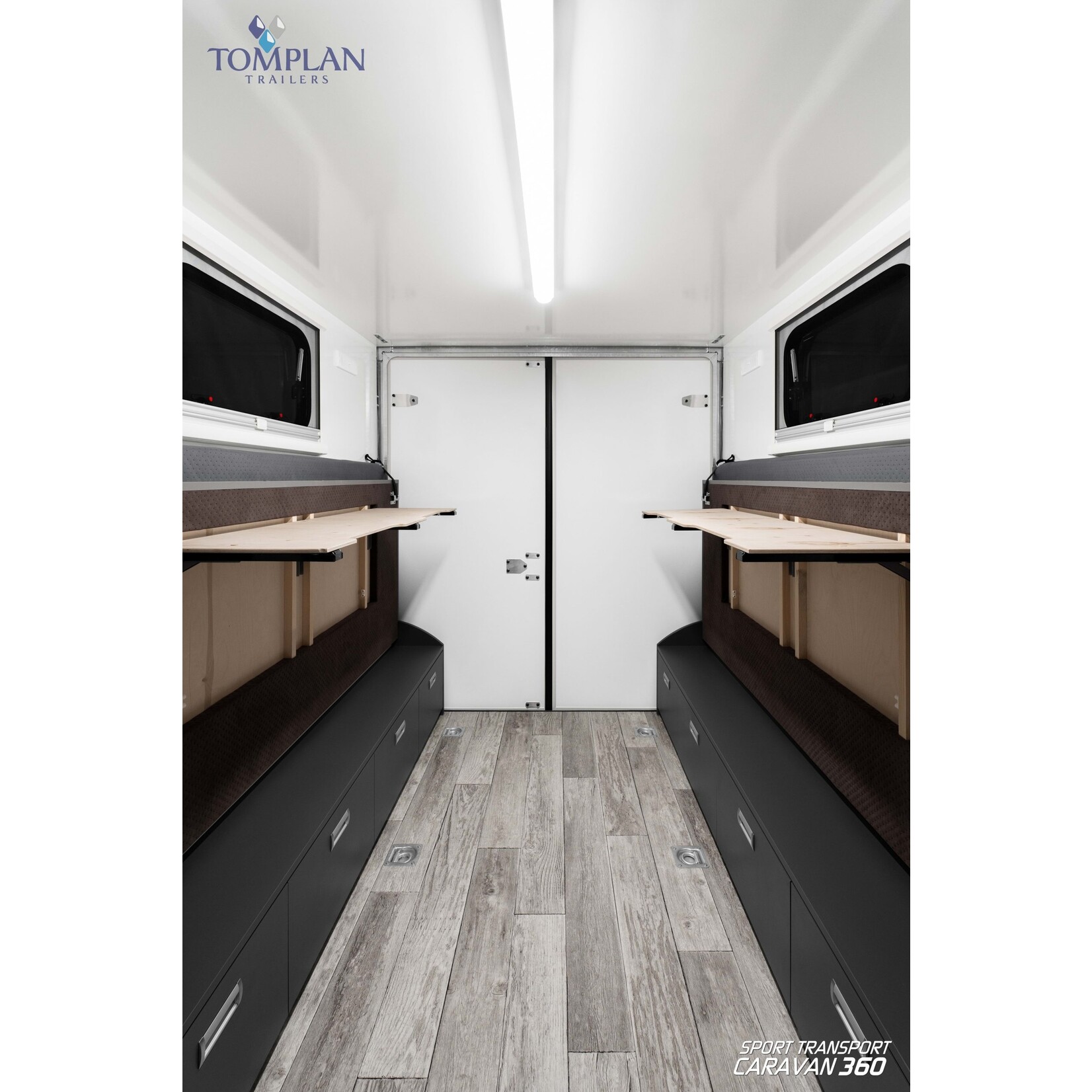 TOMPLAN Midi Sport Caravane TFS 360.00 SC avec portes-volet