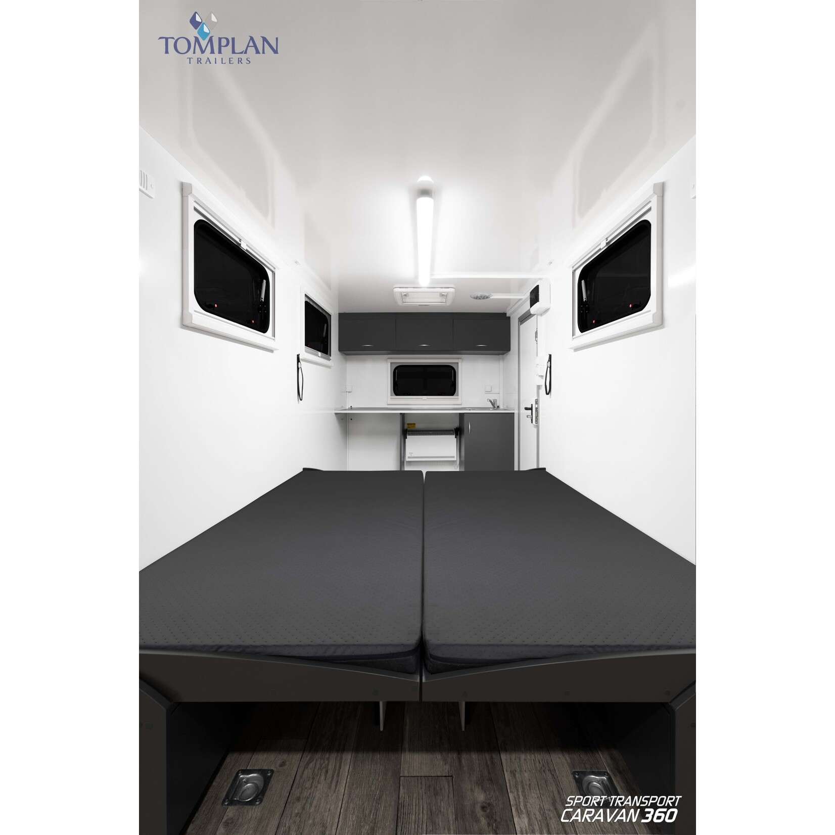 TOMPLAN Midi Sport Caravane TFS 360.00 SC avec portes-volet