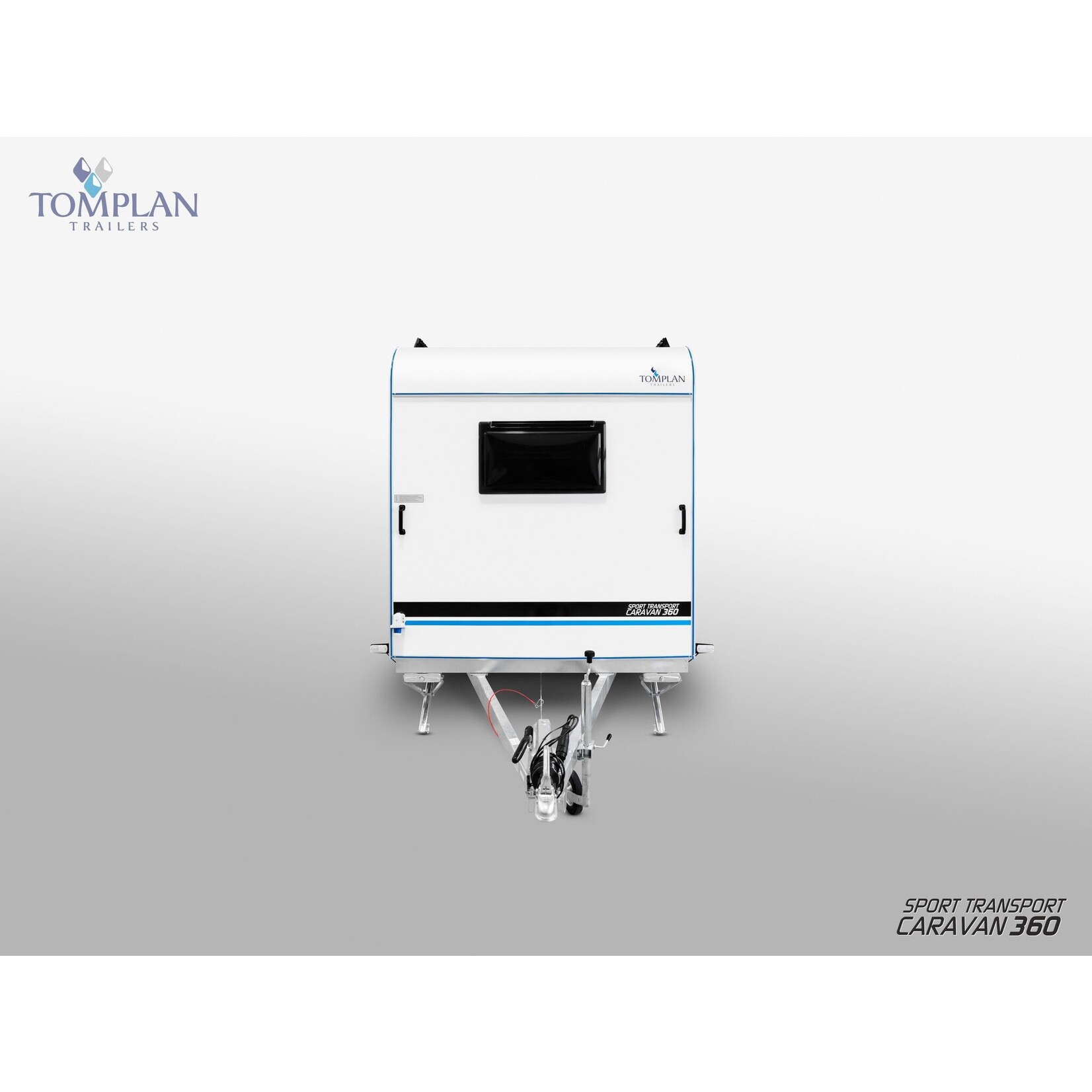 TOMPLAN Midi Sport Wohnwagen TFS 360.01 SC Heckrampe mit Alu