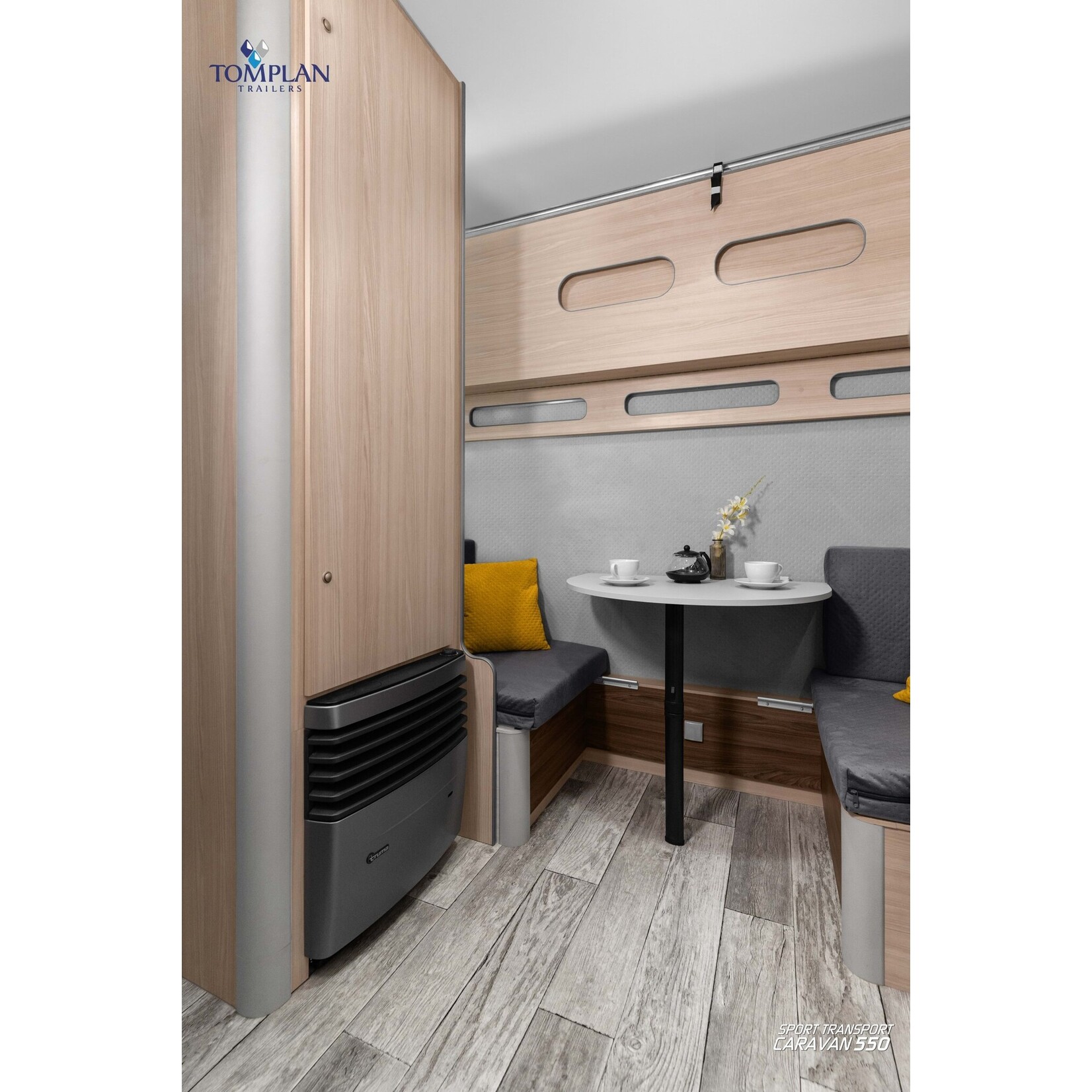 TOMPLAN Midi Sport Caravane TFS 550T.01 SC Rampe arrière avec alu