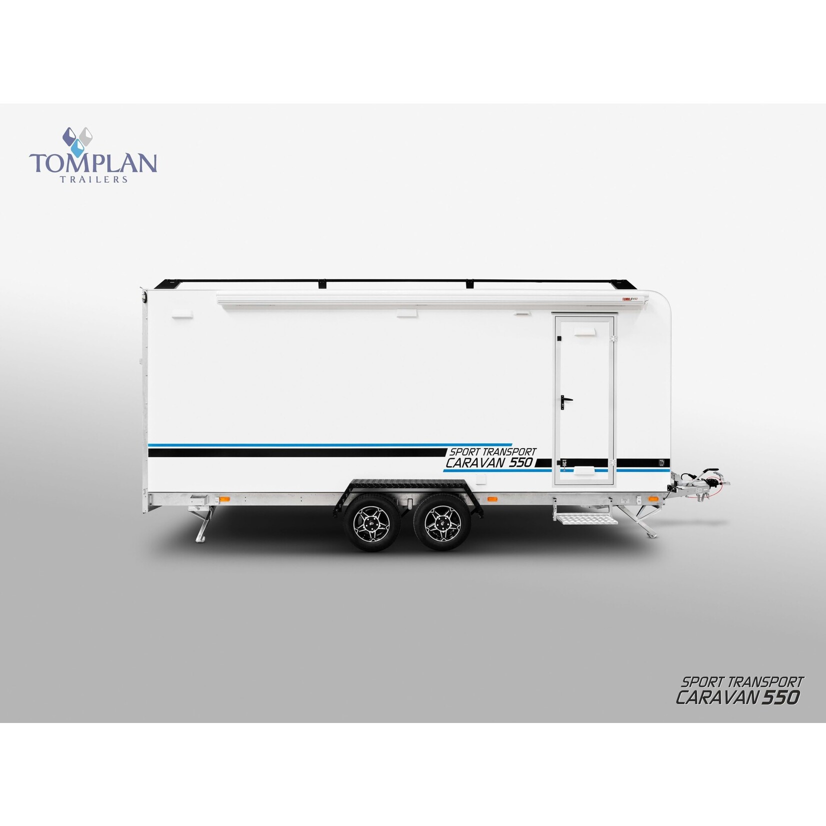 TOMPLAN Midi Sport Wohnwagen TFS 550T.01 SC Heckrampe mit Alu