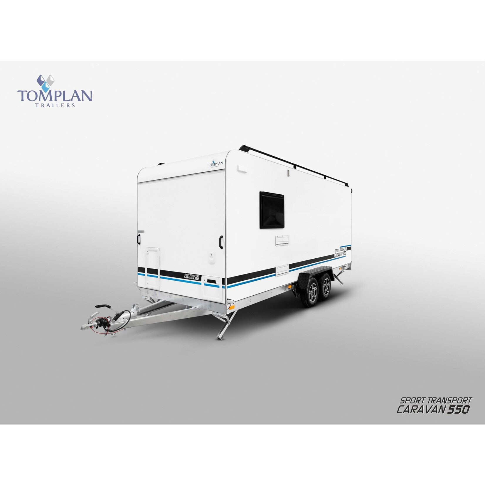 TOMPLAN Midi Sport Wohnwagen TFS 550T.01 SC Heckrampe mit Alu
