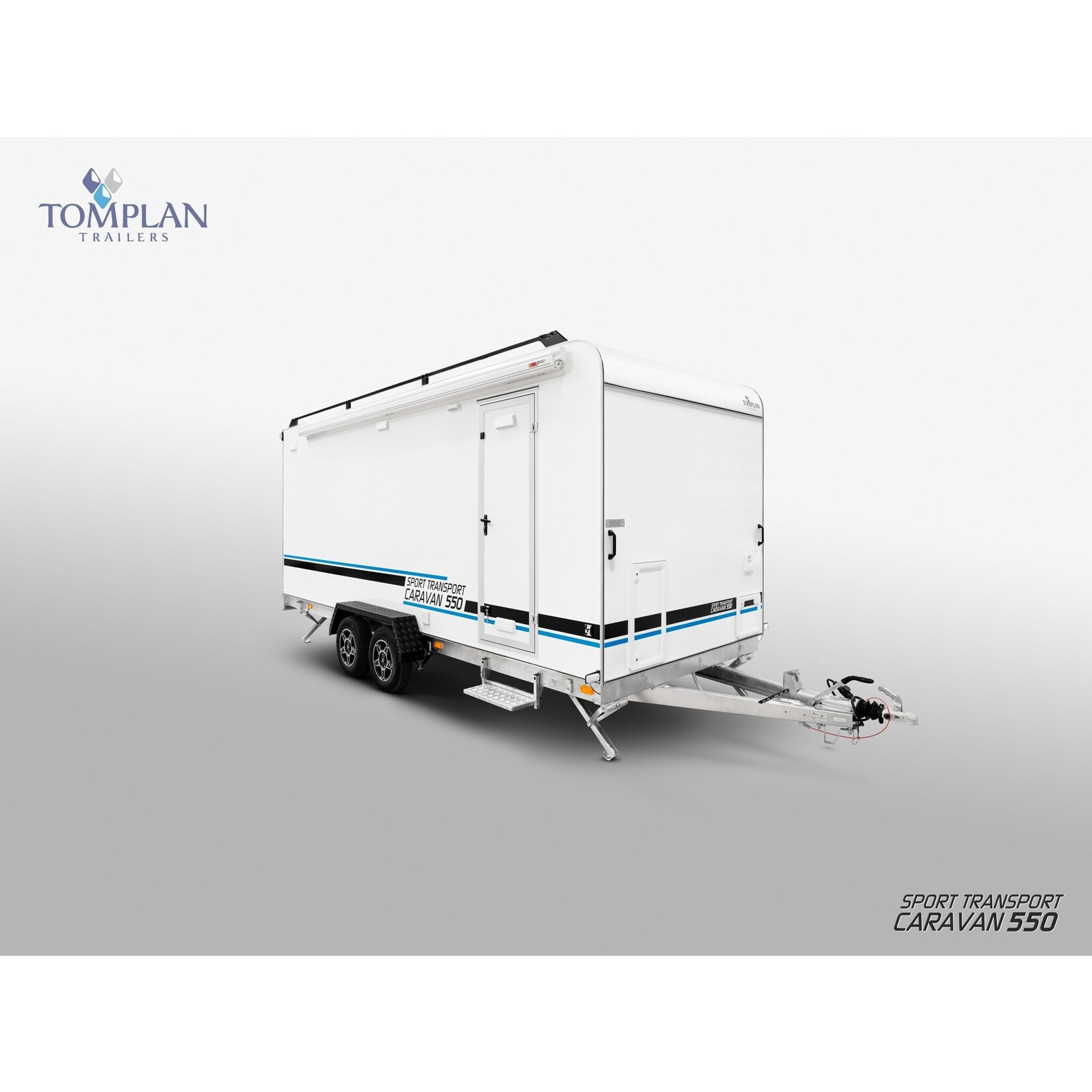 TOMPLAN Midi Sport Wohnwagen TFS 550T.01 SC Heckrampe mit Alu
