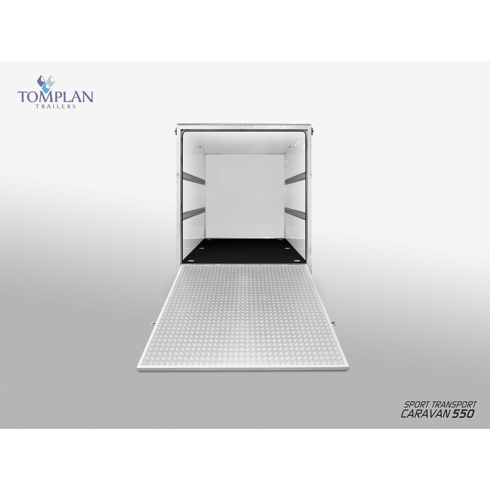 TOMPLAN Midi Sport Wohnwagen TFS 550T.01 SC Heckrampe mit Alu