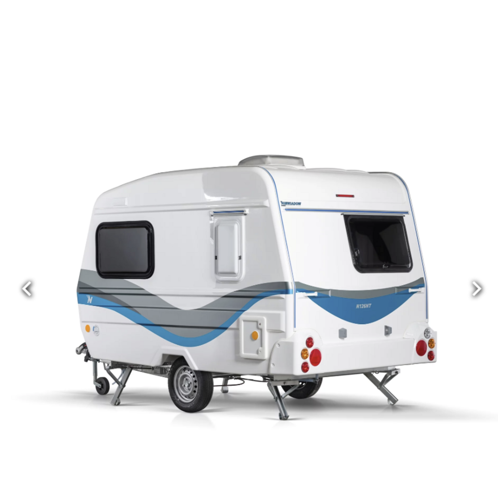 NIEWIADÒW Niewiadów N126NTL kompakter GFK-Wohnwagen mit XL-Liegefläche