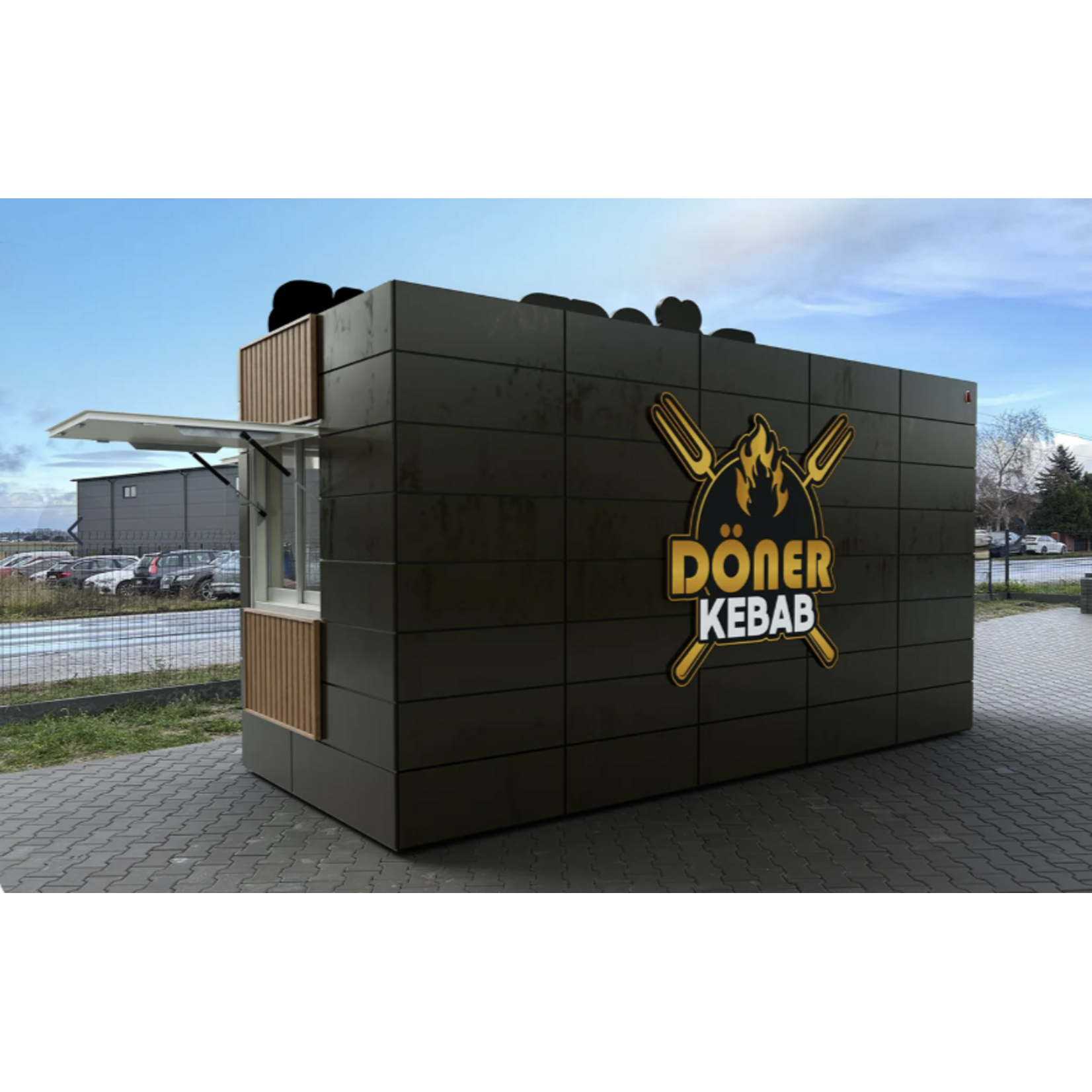 NIEWIADÒW Remorque Foodtruck Döner Kebab Niewiadow 5,2 M