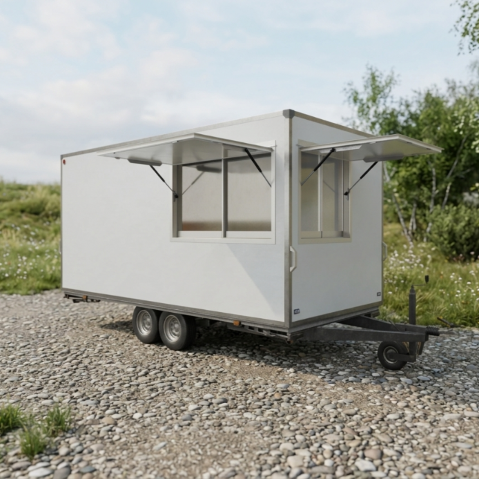NIEWIADÒW Professioneller Foodtrailer Niewiadow PREPARED FOODS 5,2 M – Vollausstattung