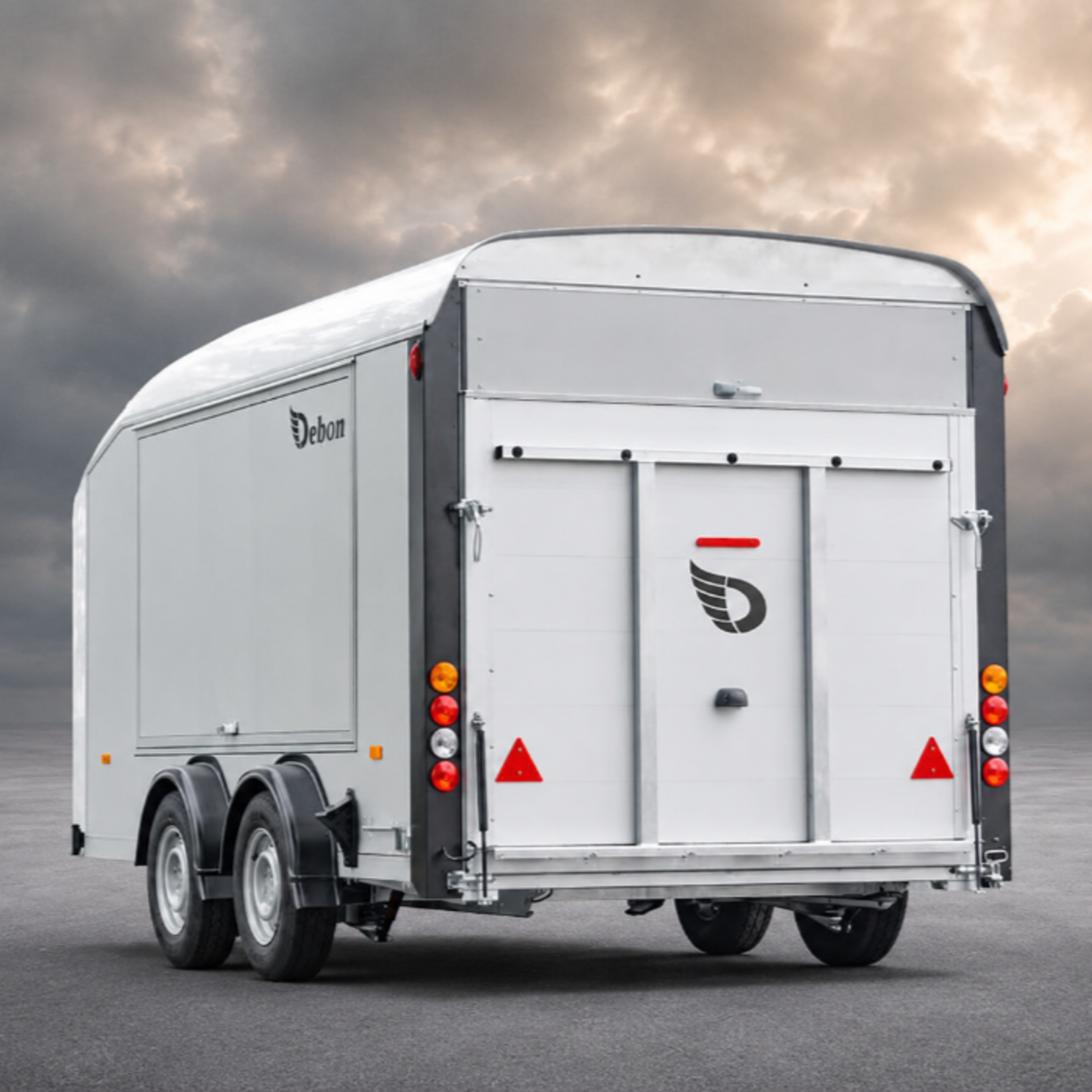 Debon Debon Roadster 800 – Robuster Kofferanhänger für PKW-Transport