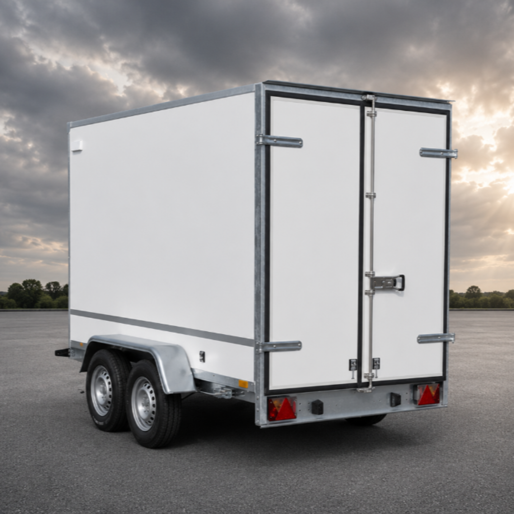NIEWIADÒW F2030HTD - Remorque caisson 2000kg