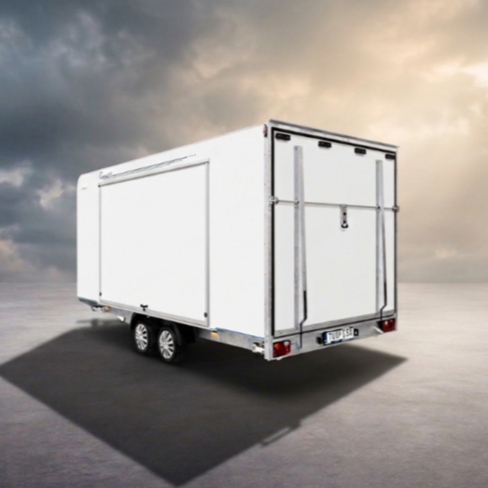TOMPLAN TFSP 600T - 3500 kg Kofferanhänger Cargo Hochlader