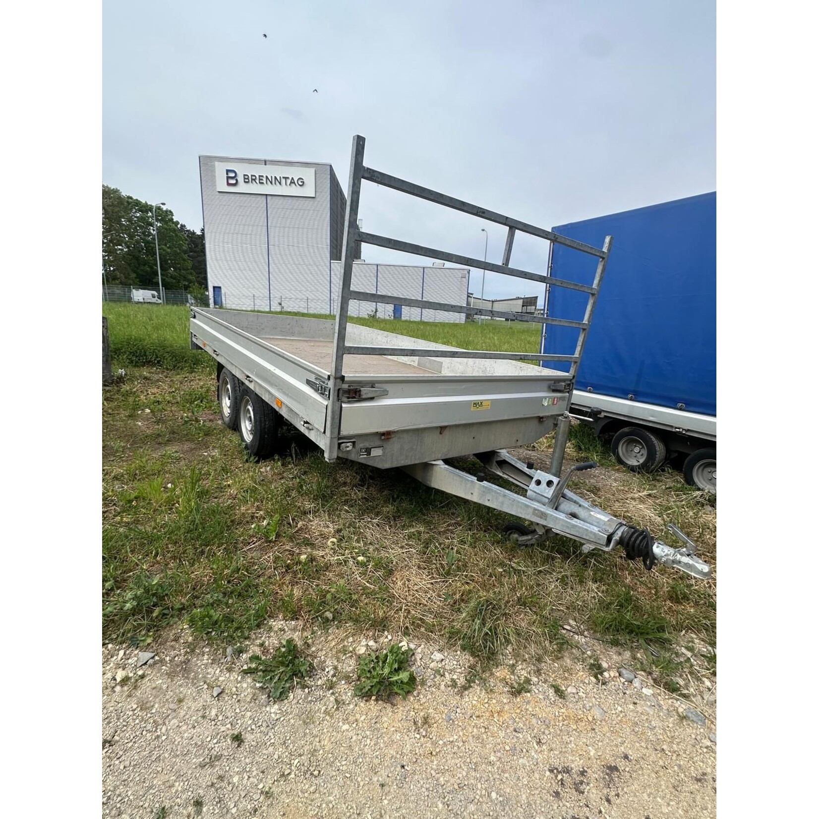 Remorque plateau Hapert AL 3500 – année 2007 – 3500 kg