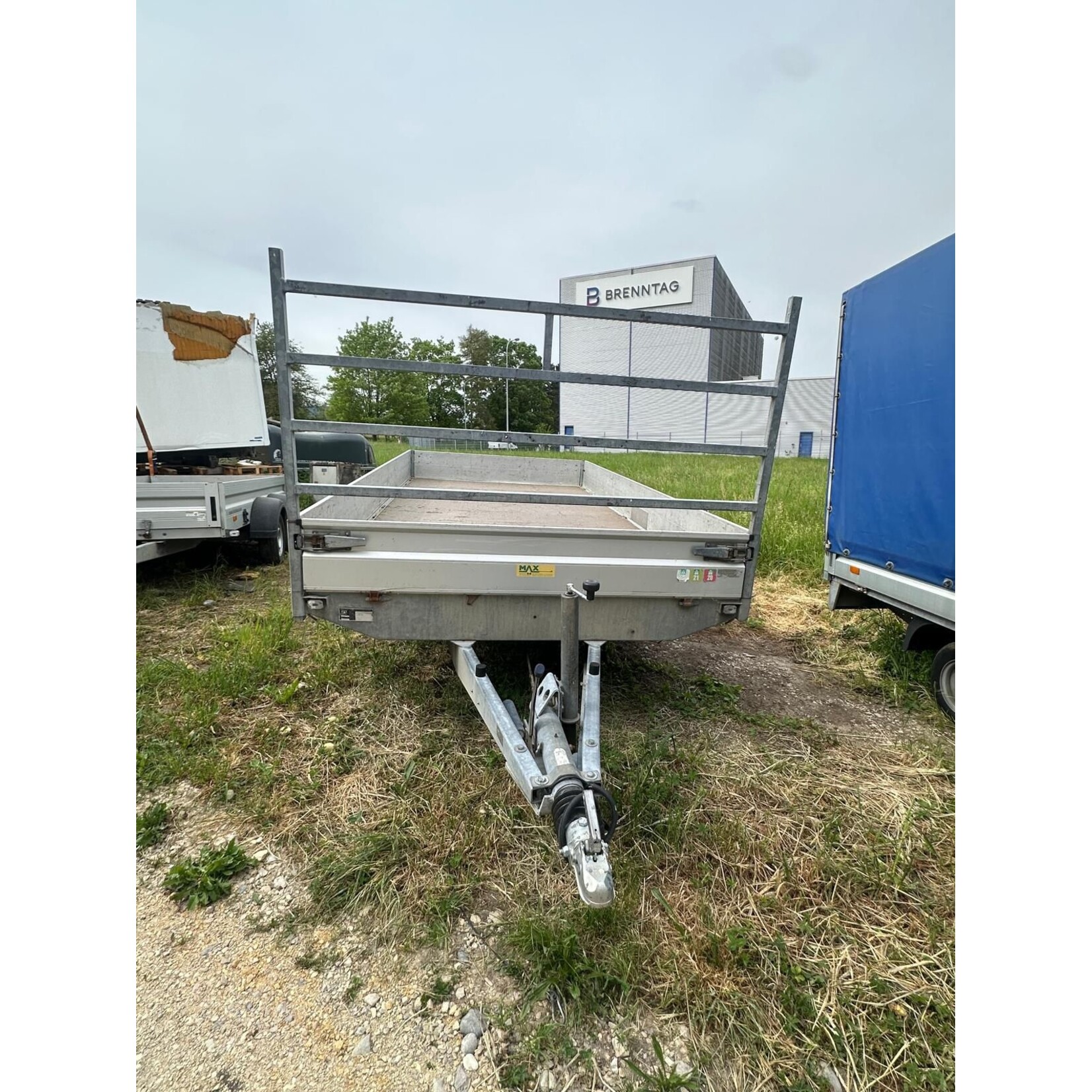 Remorque plateau Hapert AL 3500 – année 2007 – 3500 kg