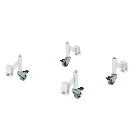 Munk Wiel met veer, Ø 50mm (4 stuks) Munk Wiel met veer, Ø 50mm (4 stuks)