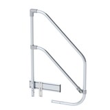 Roossien Eenzijdige handleuning, voor plateautrap 4 treden