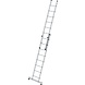 Roossien 2-delige aluminium reformladder, 2x8 sporten