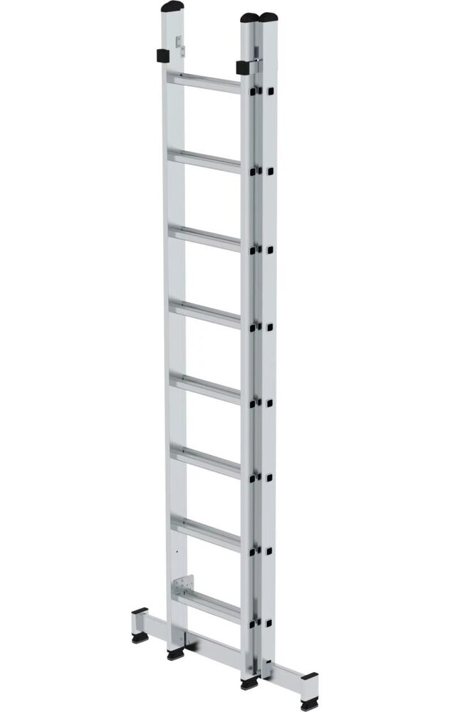 Munk 2-delige aluminium reformladder, 2x8 sporten Munk 2-delige aluminium reformladder, 2x8 sporten