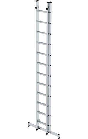 Munk 2-delige aluminium reformladder, 2x12 sporten Munk 2-delige aluminium reformladder, 2x12 sporten