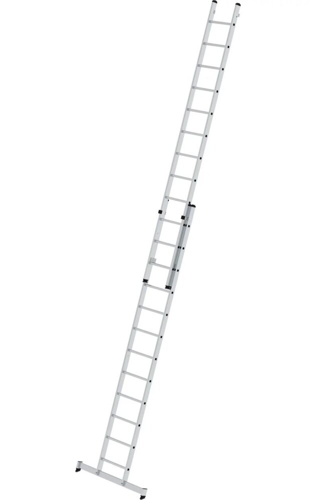 Roossien 2-delige aluminium reformladder, 2x12 sporten