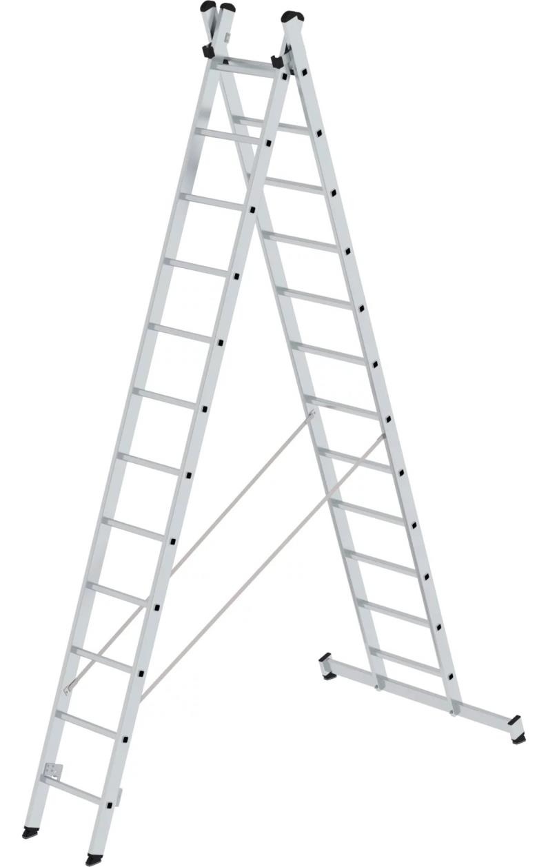 kiespijn Verslaafd Tijdens ~ 2-delige reformladder, 2x12 sporten | Reformladders | Ladder.nl