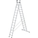 Munk 2-delige aluminium reformladder, 2x14 sporten Munk 2-delige aluminium reformladder, 2x14 sporten