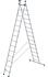 2-delige aluminium reformladder, 2x14 sporten 2-delige aluminium reformladder, 2x14 sporten