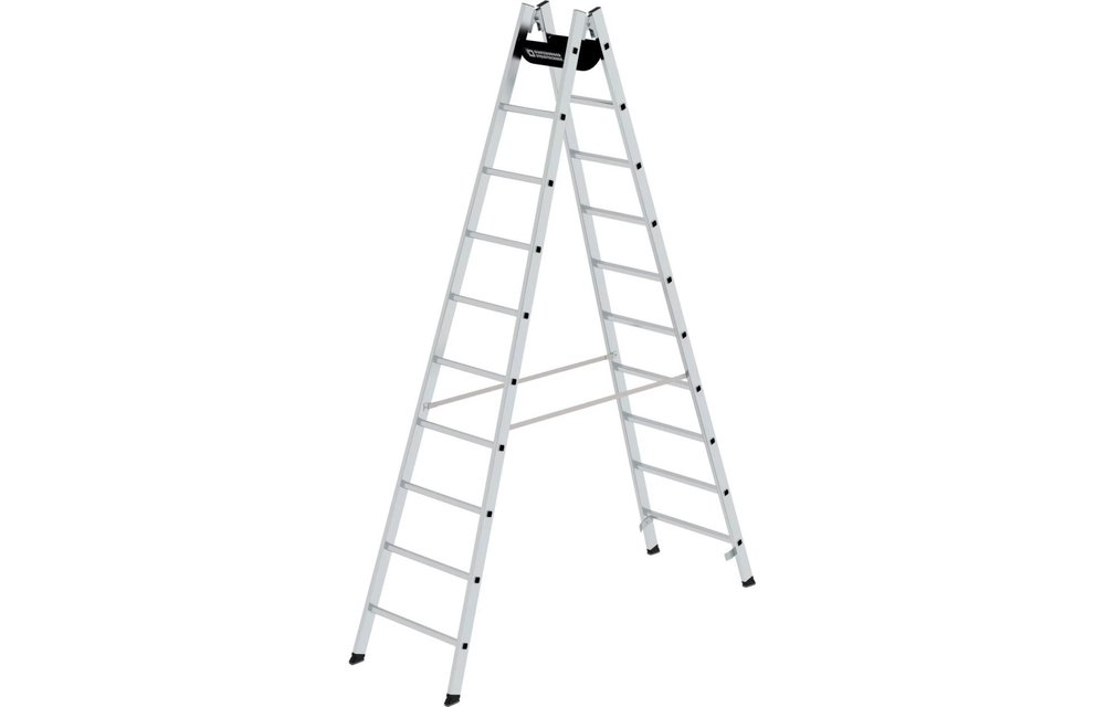 vermoeidheid James Dyson beddengoed Aluminium dubbele ladder, 2x10 sporten | Dubbele ladders | Ladder.nl
