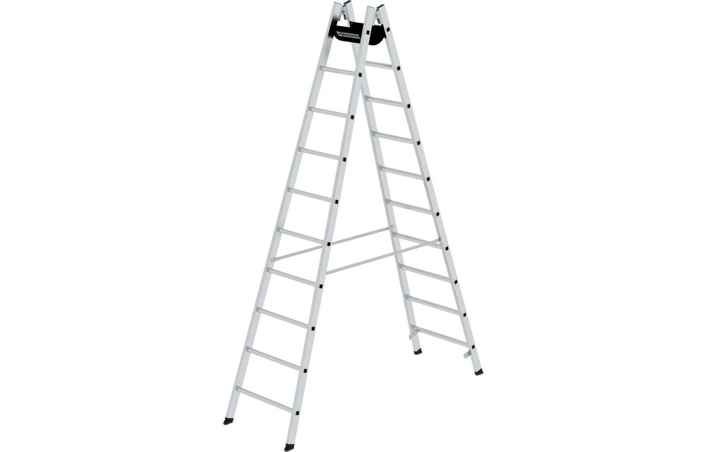 Aluminium dubbele ladder, 2x10