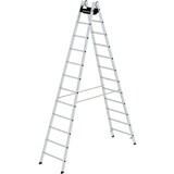 Munk Aluminium dubbele ladder, 2x12 sporten