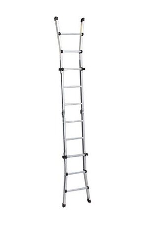 Munk Aluminium telescoopladder, 4x5 sporten Munk Aluminium telescoopladder, 4x5 sporten
