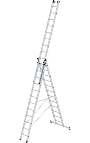 Munk 3-delige reformladder, 3x12 sporten