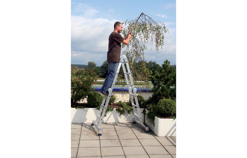 Multifunctionele vouwladder, 4x4 sporten