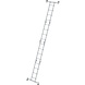 Munk 4-delige aluminium vouwladder, 4x4, met stabilisatiebalk Munk 4-delige aluminium vouwladder, 4x4, met stabilisatiebalk