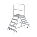 Roossien Aluminium dubbele bordestrap, 2x5 treden