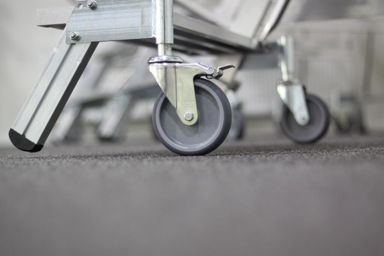 Roossien Aluminium dubbele bordestrap, 2x7 treden