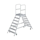 Roossien Aluminium dubbele bordestrap, 2x7 treden