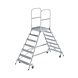Munk Aluminium dubbele bordestrap, 2x7 treden Munk Aluminium dubbele bordestrap, 2x7 treden