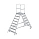 Munk Aluminium dubbele bordestrap, 2x8 treden Munk Aluminium dubbele bordestrap, 2x8 treden