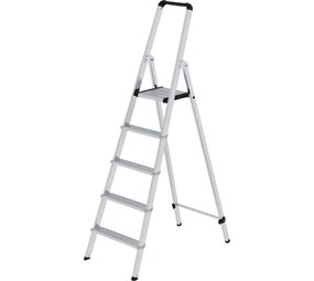 Roossien Aluminium industrietrap, type ML, 5 treden