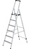 Aluminium industrietrap, 6 treden, type ML Aluminium industrietrap, 6 treden, type ML
