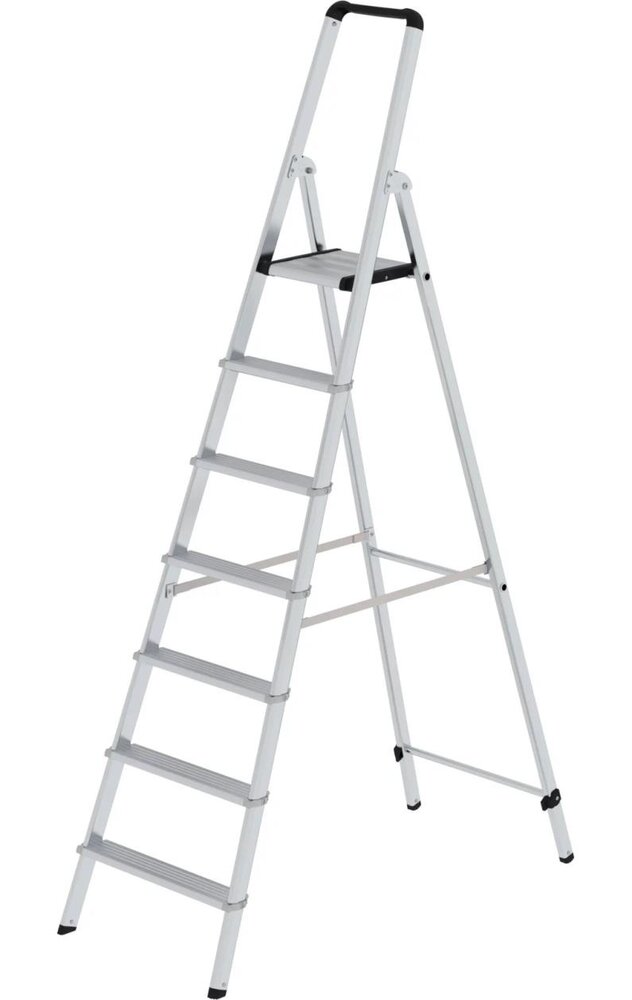 Roossien Aluminium industrietrap, type ML, 7 treden