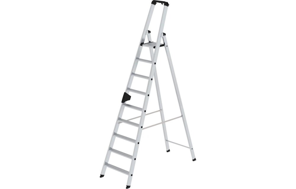 Aluminium industrietrap, 9 treden