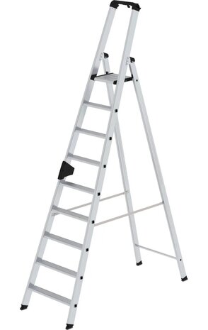 Roossien Aluminium industrietrap, 9 treden